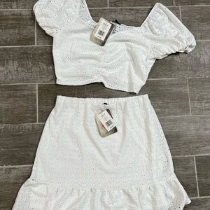 Top and skirt set